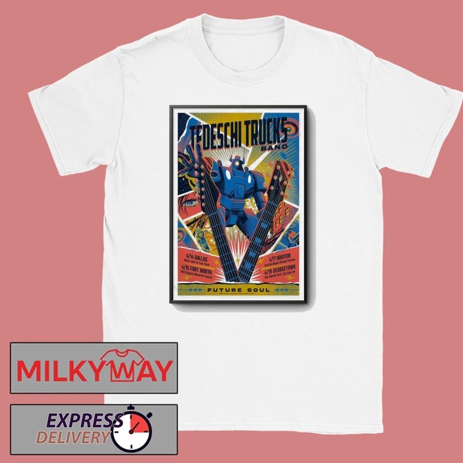 Tedeschi Trucks Band Poster for show in Texas 2026 shirt Unisex T-shirt, Sweatshirt, Hoodie, Long Sleeve Tee - T-Shirt, Sweatshirt, Hoodie