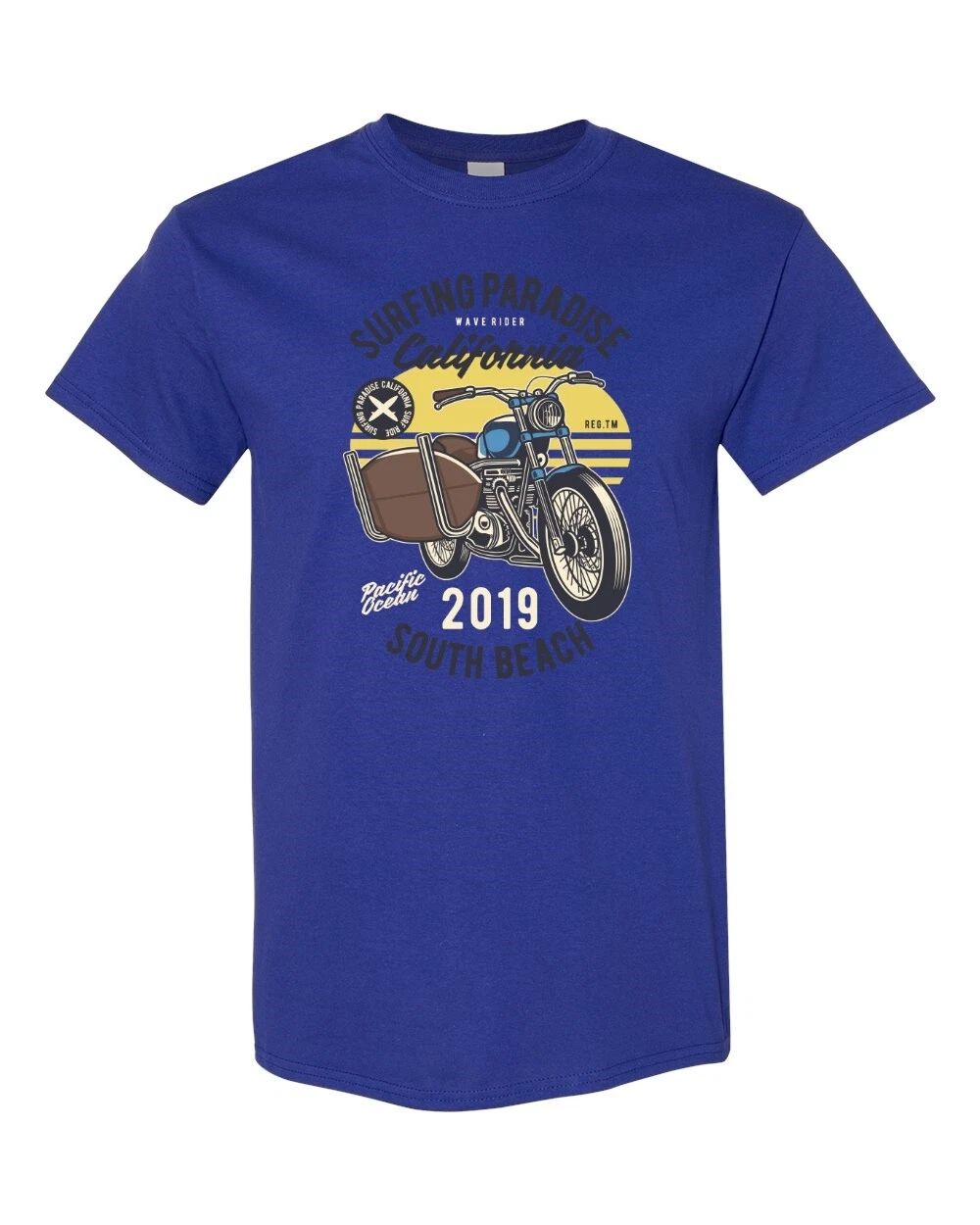 Screen Printed Graphic T-Shirt Surfing Paradise Unisex T-shirt, Sweatshirt, Hoodie, Long Sleeve Tee - T-Shirt, Sweatshirt, Hoodie