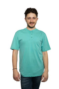 Urbanfit Mens Henley T-Shirts Plain Short Sleeve Grandad Collar Summer (2073) Unisex T-shirt, Sweatshirt, Hoodie, Long Sleeve Tee - T-Shirt, Sweatshirt, Hoodie