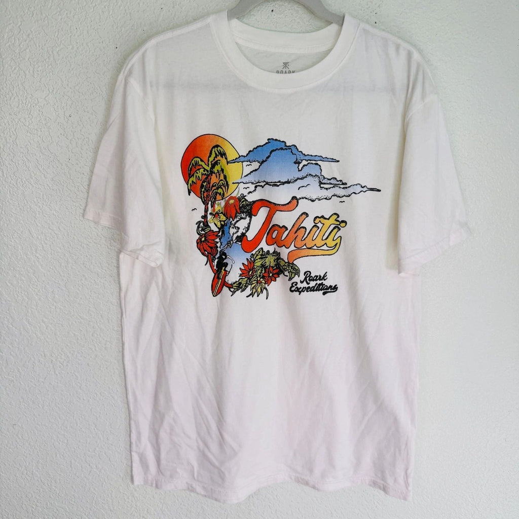Roark Shirt Mens Large Tahiti Tahitian Dream Graphic Premium Tee Tshirt Surf L Unisex T-shirt, Sweatshirt, Hoodie, Long Sleeve Tee - T-Shirt, Sweatshirt, Hoodie