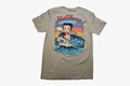 Betty Boop Mens Surfing A Big Wave Maliboop! Tan Shirt New S-XL Unisex T-shirt, Sweatshirt, Hoodie, Long Sleeve Tee - T-Shirt, Sweatshirt, Hoodie