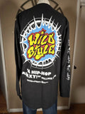 Wild Style Hip Hop Film Beyond The Streets Long B-boy Sleeve T-Shirt M 2 Sided Unisex T-shirt, Sweatshirt, Hoodie, Long Sleeve Tee - T-Shirt, Sweatshirt, Hoodie