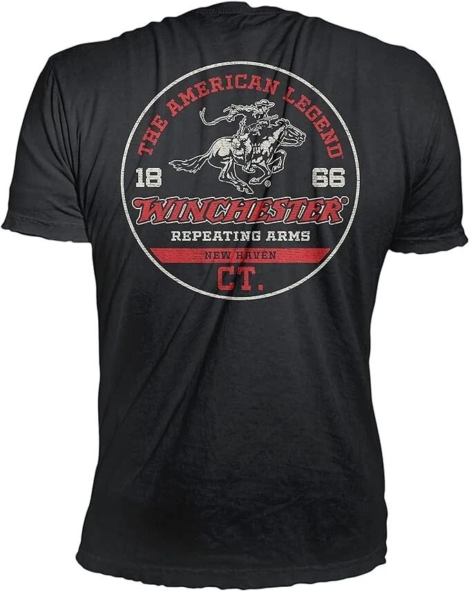 Winchester Mens Rider in Circle Unisex T-shirt, Sweatshirt, Hoodie, Long Sleeve Tee - T-Shirt, Sweatshirt, Hoodie