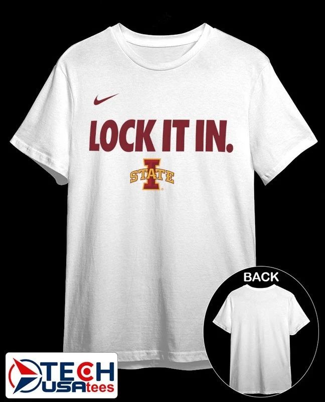 Lock it in Iowa State Cyclones 2026 On-Court Bench shirt Unisex T-shirt, Sweatshirt, Hoodie, Long Sleeve Tee - T-Shirt, Sweatshirt, Hoodie