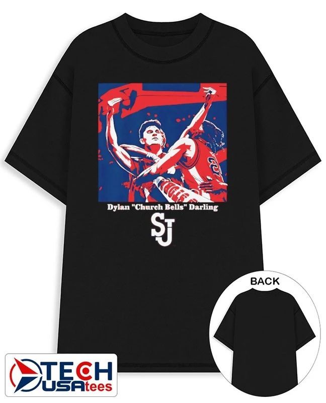 Dylan Church Bells Darling St. Johns Red Storm Basketball shirt by breakingt Unisex T-shirt, Sweatshirt, Hoodie, Long Sleeve Tee - T-Shirt, Sweatshirt, Hoodie
