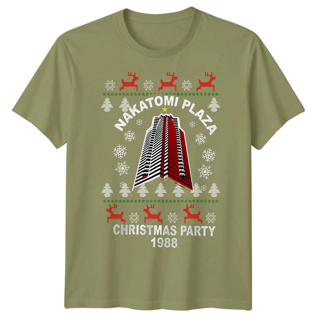 Nakatomi Plaza Christmas Party 1988 T-Shirt Xmas Retro Vintage Men Women Tee #5 Unisex T-shirt, Sweatshirt, Hoodie, Long Sleeve Tee - T-Shirt, Sweatshirt, Hoodie
