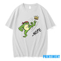 Portland Frog Comfort Colors No Kings In America Tshirts Sweater Unisex T-shirt, Sweatshirt, Hoodie, Long Sleeve Tee - T-Shirt, Sweatshirt, Hoodie