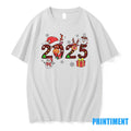 2025 Reindeer Snowman Christmas Holiday Tshirts Sweater Unisex T-shirt, Sweatshirt, Hoodie, Long Sleeve Tee - T-Shirt, Sweatshirt, Hoodie
