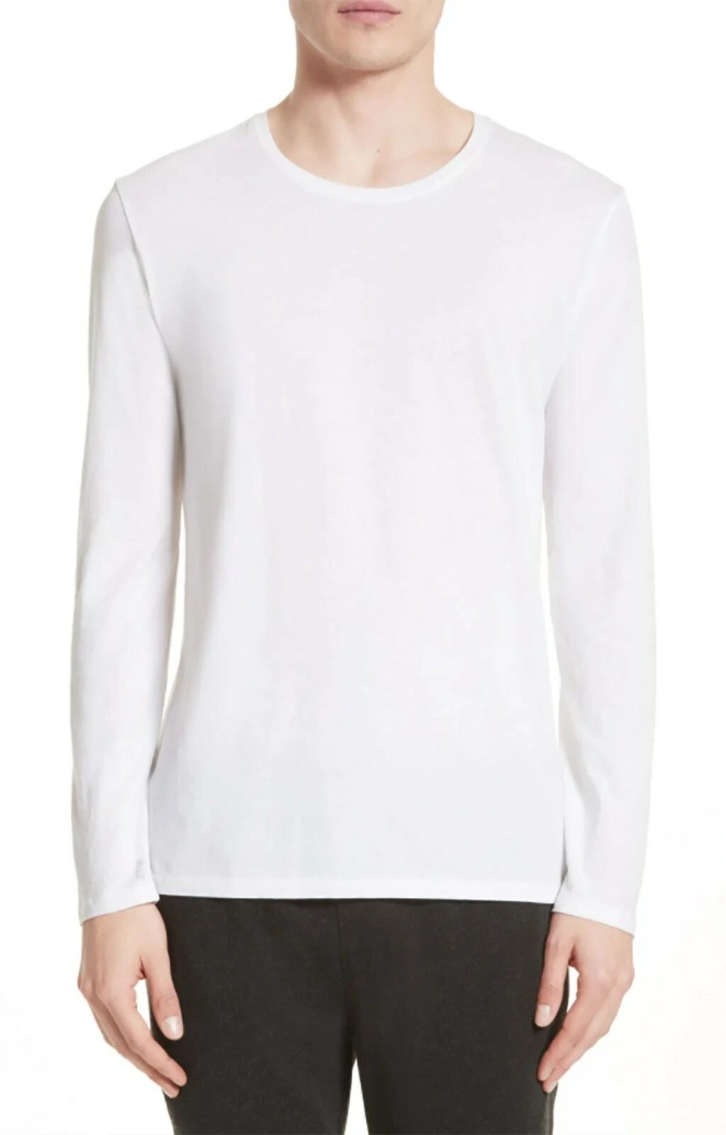 ATM Anthony Thomas Melillo Men's White Classic Jersey Crew Long Sleeve T-Shirt Unisex T-shirt, Sweatshirt, Hoodie, Long Sleeve Tee - T-Shirt, Sweatshirt, Hoodie