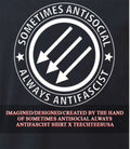 Sometimes antisocial always antifascist shirt Unisex T-shirt, Sweatshirt, Hoodie, Long Sleeve Tee - T-Shirt, Sweatshirt, Hoodie