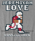 Jeremiyah Love Arizona Cardinals Running Back Retro Baller pixel shirt Unisex T-shirt, Sweatshirt, Hoodie, Long Sleeve Tee - T-Shirt, Sweatshirt, Hoodie