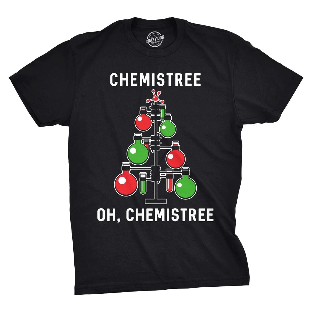 Mens Chemistree T shirt Funny Chemistry Science Christmas Nerdy Graphic Cool Tee Unisex T-shirt, Sweatshirt, Hoodie, Long Sleeve Tee - T-Shirt, Sweatshirt, Hoodie