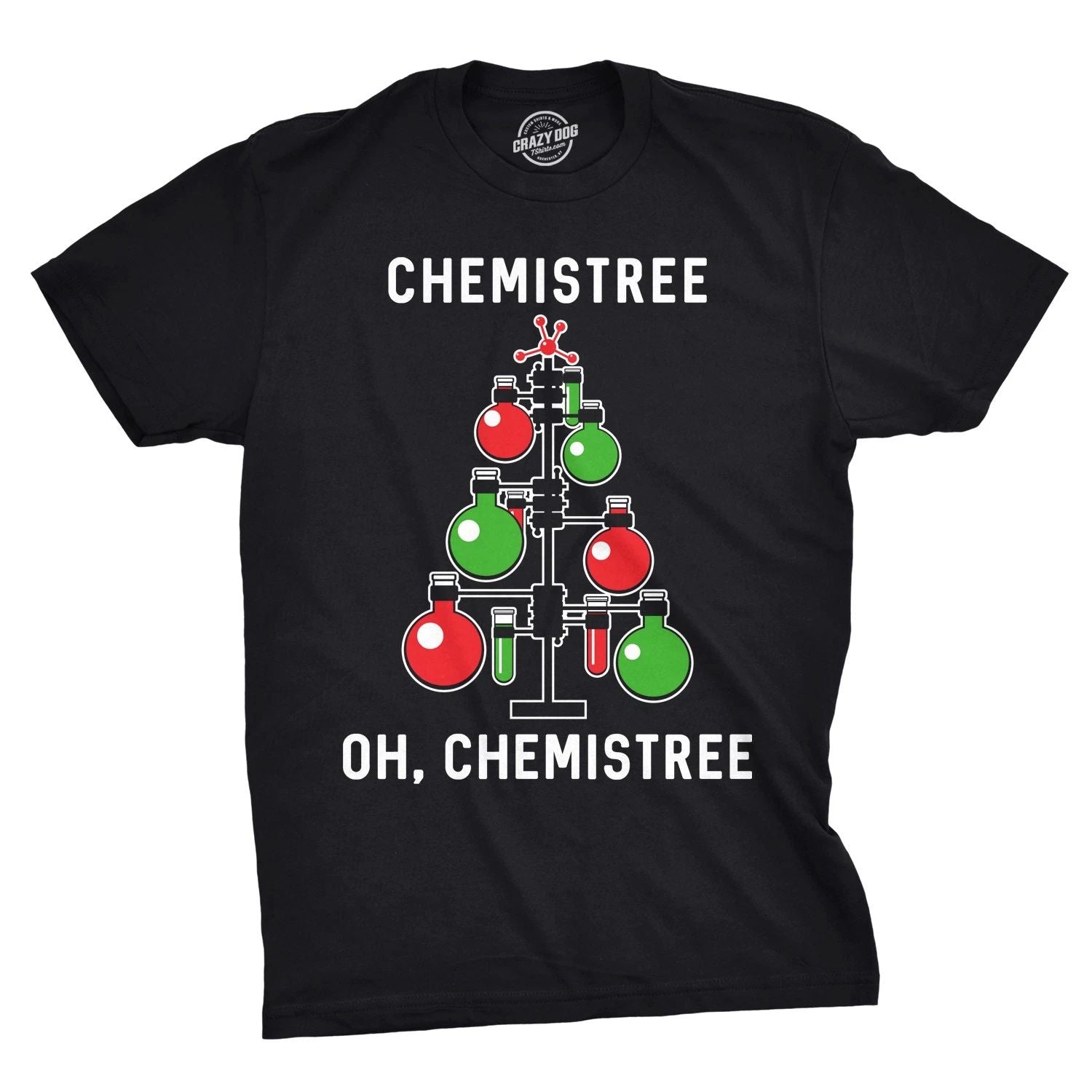 Mens Chemistree T shirt Funny Chemistry Science Christmas Nerdy Graphic Cool Tee Unisex T-shirt, Sweatshirt, Hoodie, Long Sleeve Tee - T-Shirt, Sweatshirt, Hoodie
