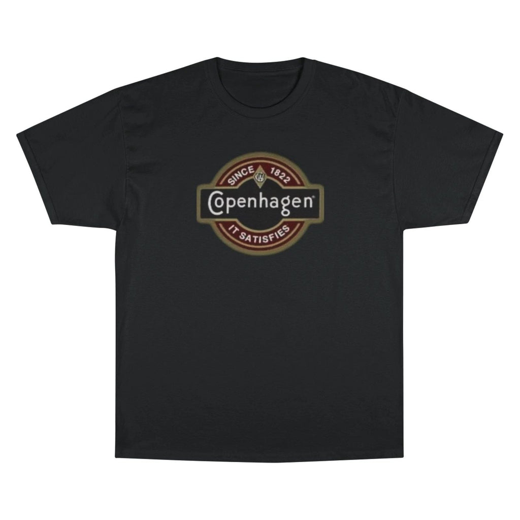 Copenhagen Logo T-Shirt | Vintage Badge Tobacco Style Unisex T-shirt, Sweatshirt, Hoodie, Long Sleeve Tee - T-Shirt, Sweatshirt, Hoodie