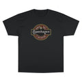 Copenhagen Logo T-Shirt | Vintage Badge Tobacco Style Unisex T-shirt, Sweatshirt, Hoodie, Long Sleeve Tee - T-Shirt, Sweatshirt, Hoodie