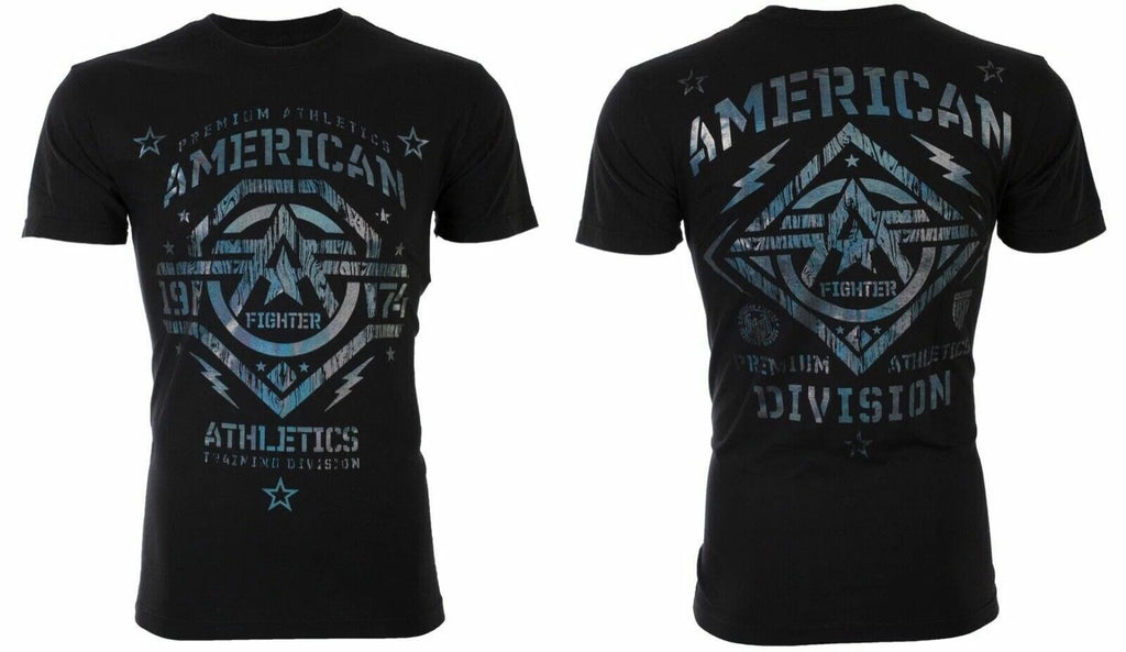 AMERICAN FIGHTER New Mexico Black Hologram Athletic Mens Crewneck T-shirt L-3XL Unisex T-shirt, Sweatshirt, Hoodie, Long Sleeve Tee - T-Shirt, Sweatshirt, Hoodie