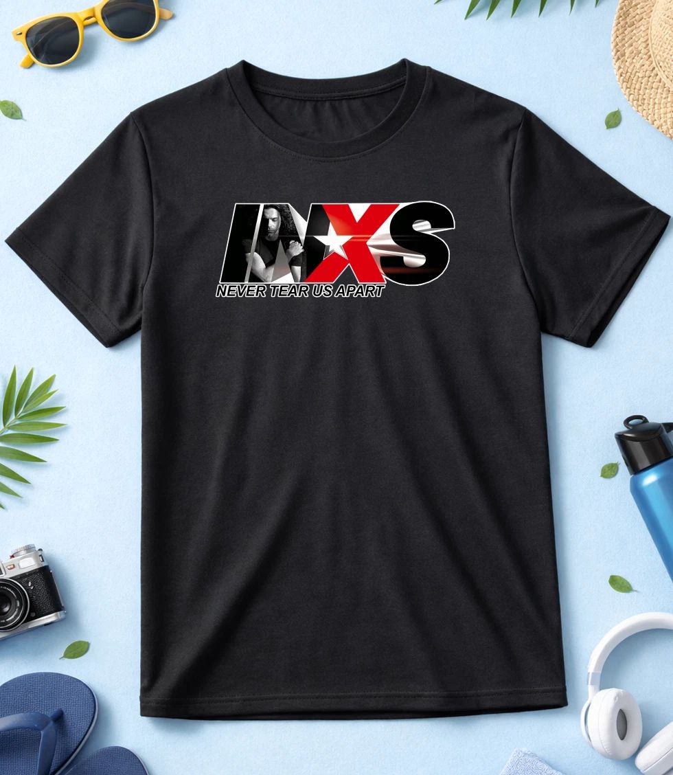 INXS Never Tear Us Apart Black/White Men-Women T Shirt K123 Unisex T-shirt, Sweatshirt, Hoodie, Long Sleeve Tee - T-Shirt, Sweatshirt, Hoodie