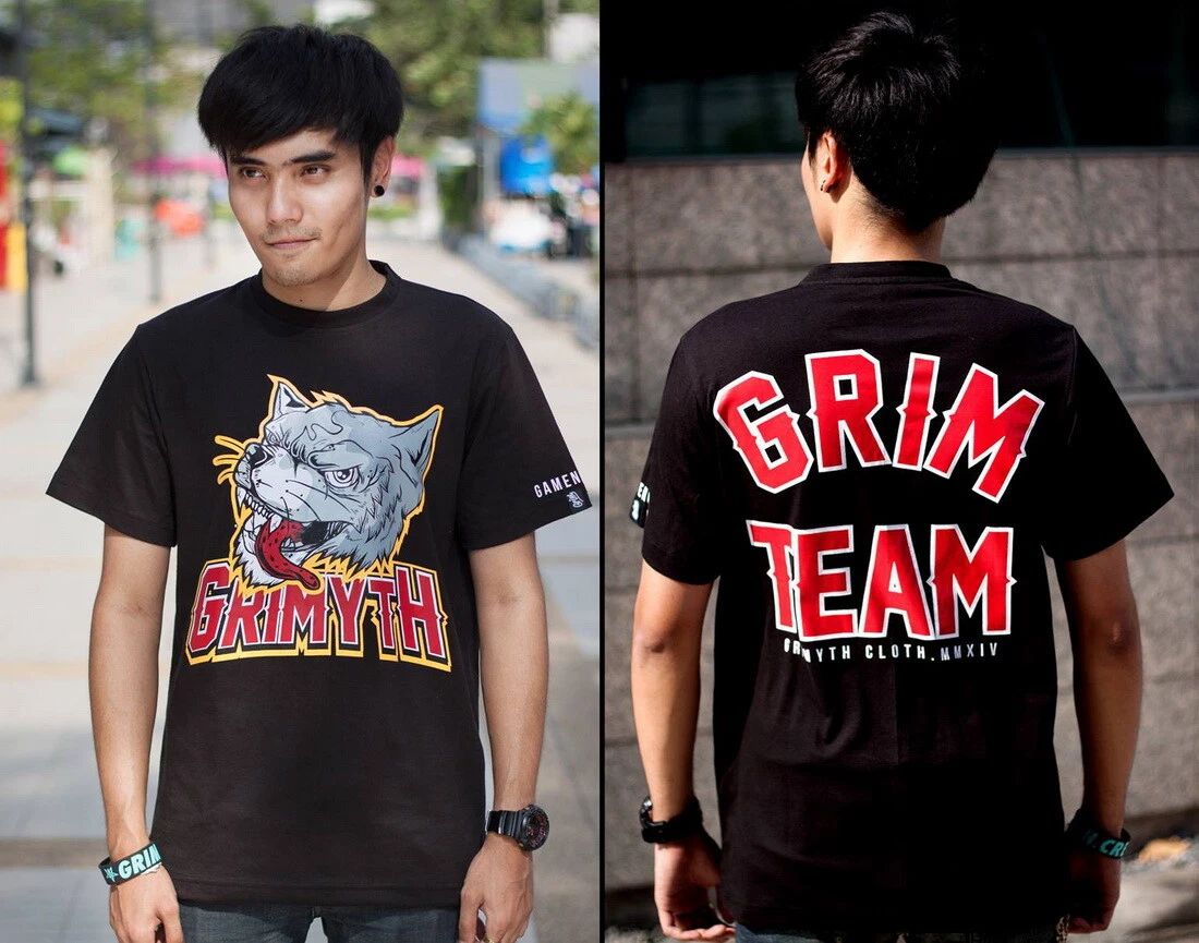 GRIMYTH Wolf T-Shirt Men Hip Hop Funny Party Novelty Street Fashion Casual GM19 Unisex T-shirt, Sweatshirt, Hoodie, Long Sleeve Tee - T-Shirt, Sweatshirt, Hoodie