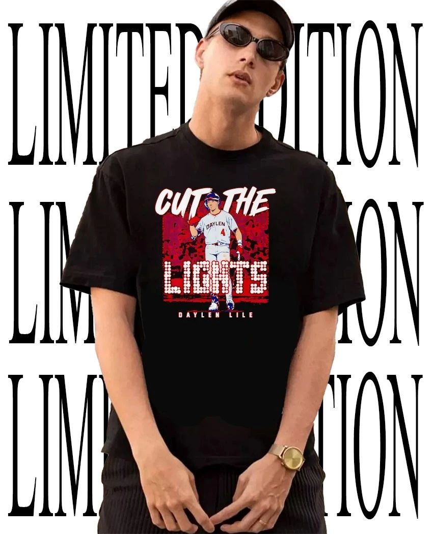 Cut the Lights Daylen Lile Washington Nationals shirt Unisex T-shirt, Sweatshirt, Hoodie, Long Sleeve Tee - T-Shirt, Sweatshirt, Hoodie
