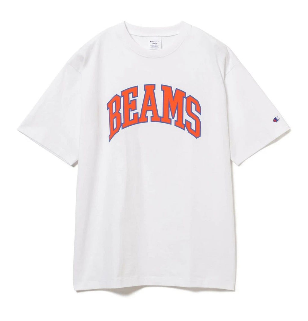 Champion x BEAMS Logo T-Shirt Men's  White Tokyo Streetwear Japan Limited - XL Unisex T-shirt, Sweatshirt, Hoodie, Long Sleeve Tee - T-Shirt, Sweatshirt, Hoodie
