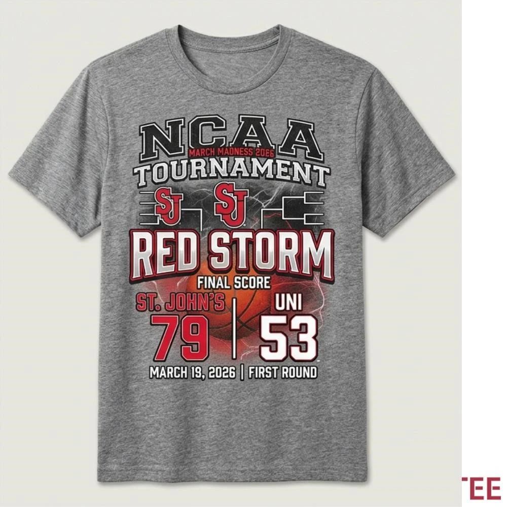 NKCtees 2026 NCAA Tournament St Johns Red Storm 79 53 UNI basketball shirt Unisex T-shirt, Sweatshirt, Hoodie, Long Sleeve Tee - T-Shirt, Sweatshirt, Hoodie
