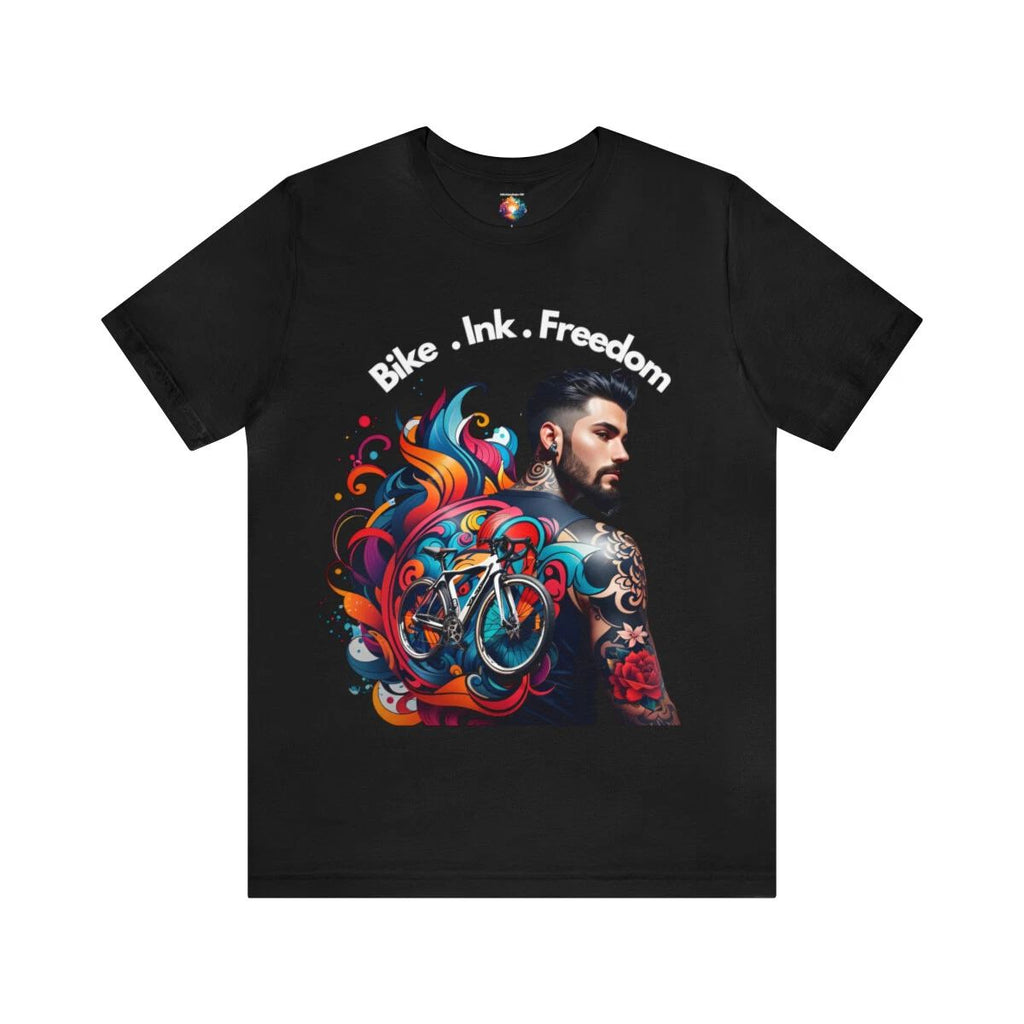 Men's Cycling T-Shirt - Stylish & Sustainable Bike Shirt | Bike . Ink . Freedom Unisex T-shirt, Sweatshirt, Hoodie, Long Sleeve Tee - T-Shirt, Sweatshirt, Hoodie