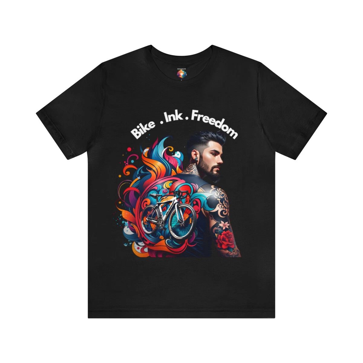 Men's Cycling T-Shirt - Stylish & Sustainable Bike Shirt | Bike . Ink . Freedom Unisex T-shirt, Sweatshirt, Hoodie, Long Sleeve Tee - T-Shirt, Sweatshirt, Hoodie
