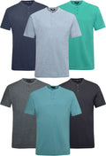 Mens Plain Henley T-shirt Short Sleeve Grandad Neck Top Casual Summer M - 2XL Unisex T-shirt, Sweatshirt, Hoodie, Long Sleeve Tee - T-Shirt, Sweatshirt, Hoodie