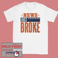 Andrej Stojakovic Illinois Fighting Illini News Just Broke Signature Shirt Unisex T-shirt, Sweatshirt, Hoodie, Long Sleeve Tee - T-Shirt, Sweatshirt, Hoodie