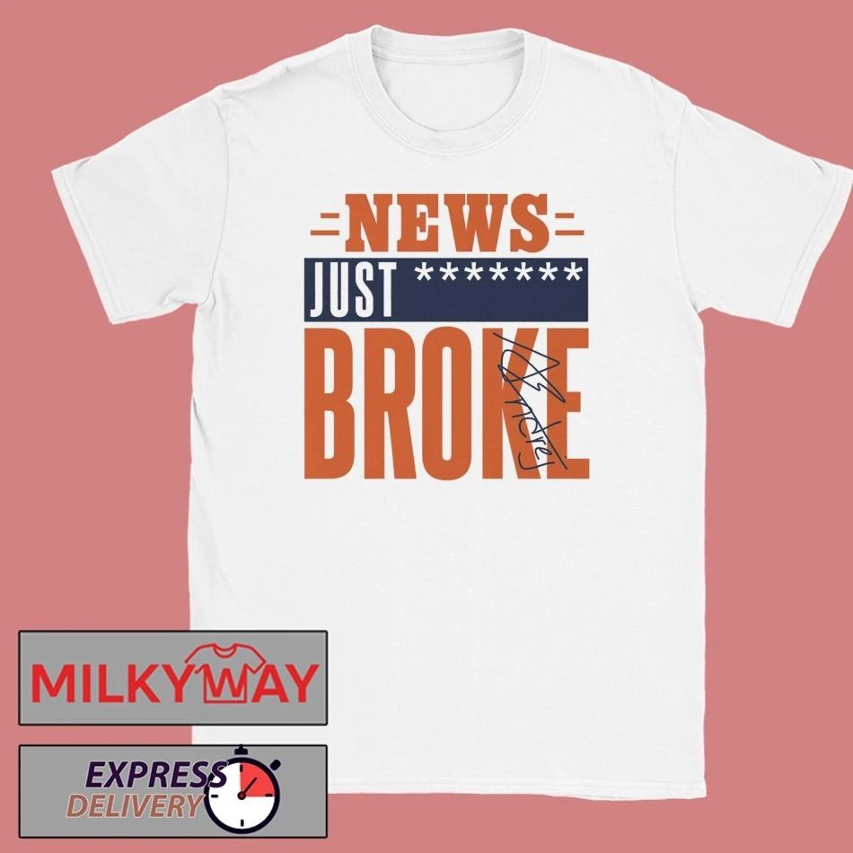 Andrej Stojakovic Illinois Fighting Illini News Just Broke Signature Shirt Unisex T-shirt, Sweatshirt, Hoodie, Long Sleeve Tee - T-Shirt, Sweatshirt, Hoodie