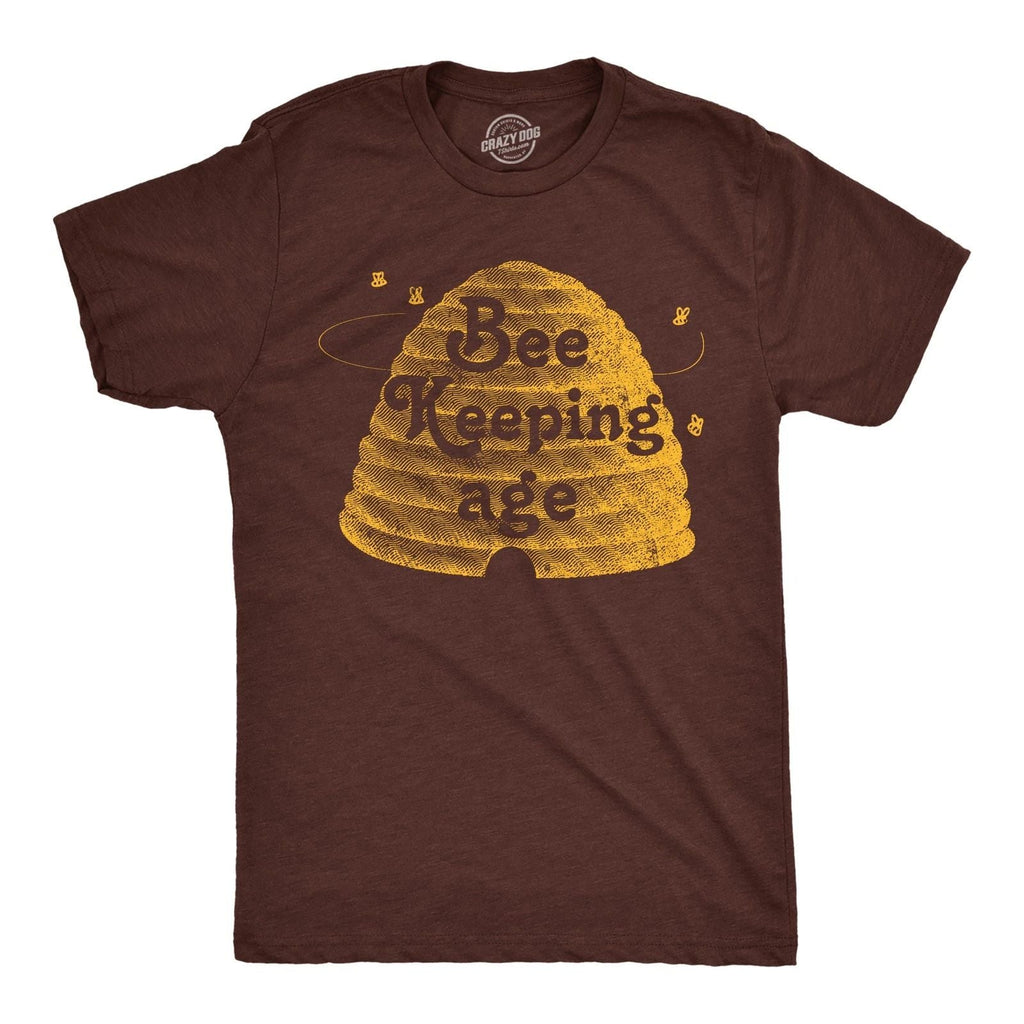 Mens Funny T Shirts Bee Keeping Age Sarcastic Novelty Graphic Tee for Men Unisex T-shirt, Sweatshirt, Hoodie, Long Sleeve Tee - T-Shirt, Sweatshirt, Hoodie