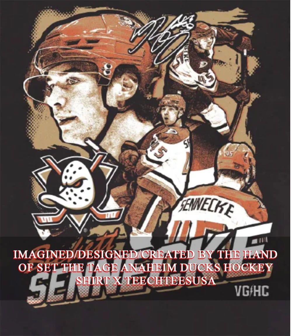 Sennecke The Kid Beckett Sennecke Anaheim Ducks collage shirt Unisex T-shirt, Sweatshirt, Hoodie, Long Sleeve Tee - T-Shirt, Sweatshirt, Hoodie