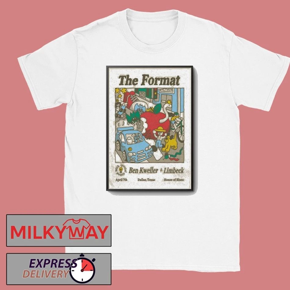 The Format In Dallas TX On Apr 7 2026 Poster shirt Unisex T-shirt, Sweatshirt, Hoodie, Long Sleeve Tee - T-Shirt, Sweatshirt, Hoodie