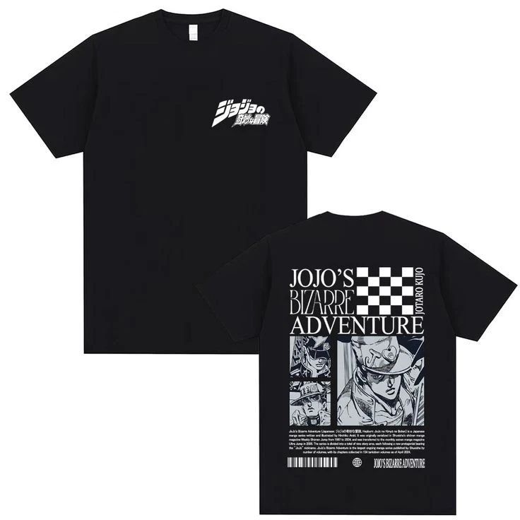 Jojos Bizarre Adventure Jotaro Kujo Anime Graphic T-shirt Unisex T-shirt, Sweatshirt, Hoodie, Long Sleeve Tee - T-Shirt, Sweatshirt, Hoodie