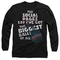 ACDC Big Balls Mens Long Sleeve T-Shirt, Black Unisex T-shirt, Sweatshirt, Hoodie, Long Sleeve Tee - T-Shirt, Sweatshirt, Hoodie