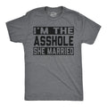 Mens Funny T Shirts Im The  She Married Sarcastic Husband And Wife Tee Unisex T-shirt, Sweatshirt, Hoodie, Long Sleeve Tee - T-Shirt, Sweatshirt, Hoodie