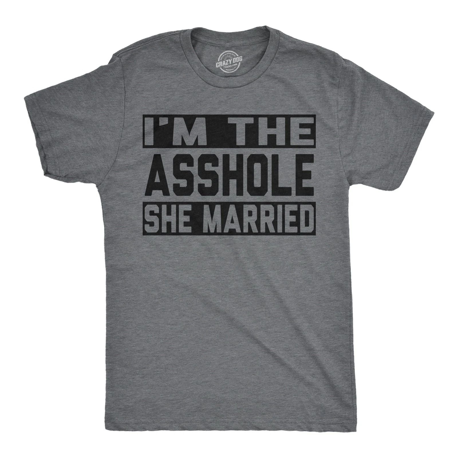 Mens Funny T Shirts Im The  She Married Sarcastic Husband And Wife Tee Unisex T-shirt, Sweatshirt, Hoodie, Long Sleeve Tee - T-Shirt, Sweatshirt, Hoodie