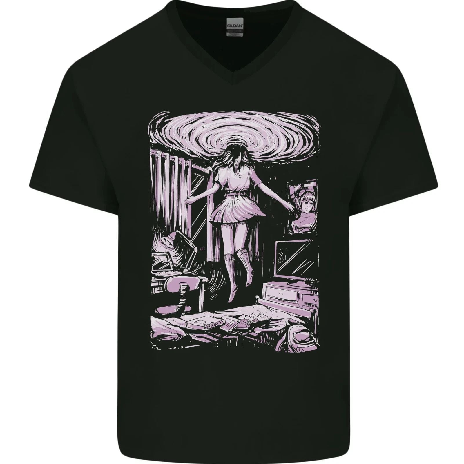 Multiverse 3rd Dimension SCI-FI Universe Mens V-Neck Cotton T-Shirt Unisex T-shirt, Sweatshirt, Hoodie, Long Sleeve Tee - T-Shirt, Sweatshirt, Hoodie