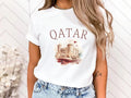 Qatar T-Shirt Travel Gift for Qatar Trip Lovers Souvenir Tee Unisex T-shirt, Sweatshirt, Hoodie, Long Sleeve Tee - T-Shirt, Sweatshirt, Hoodie