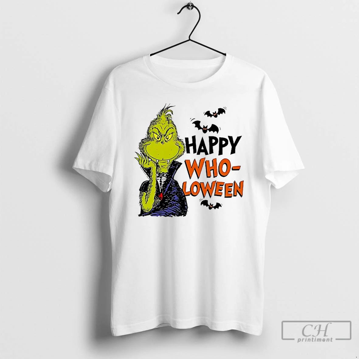 Classic Grinch Happy Wholoween T Shirts Unisex T-shirt, Sweatshirt, Hoodie, Long Sleeve Tee - T-Shirt, Sweatshirt, Hoodie