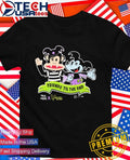 Paul Frank x Bats Day in the Fun Park friends till the end shirt Unisex T-shirt, Sweatshirt, Hoodie, Long Sleeve Tee - T-Shirt, Sweatshirt, Hoodie