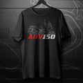 Honda ADV150 2021-2023 - Motorcycle T-Shirt for Riders Unisex T-shirt, Sweatshirt, Hoodie, Long Sleeve Tee - T-Shirt, Sweatshirt, Hoodie
