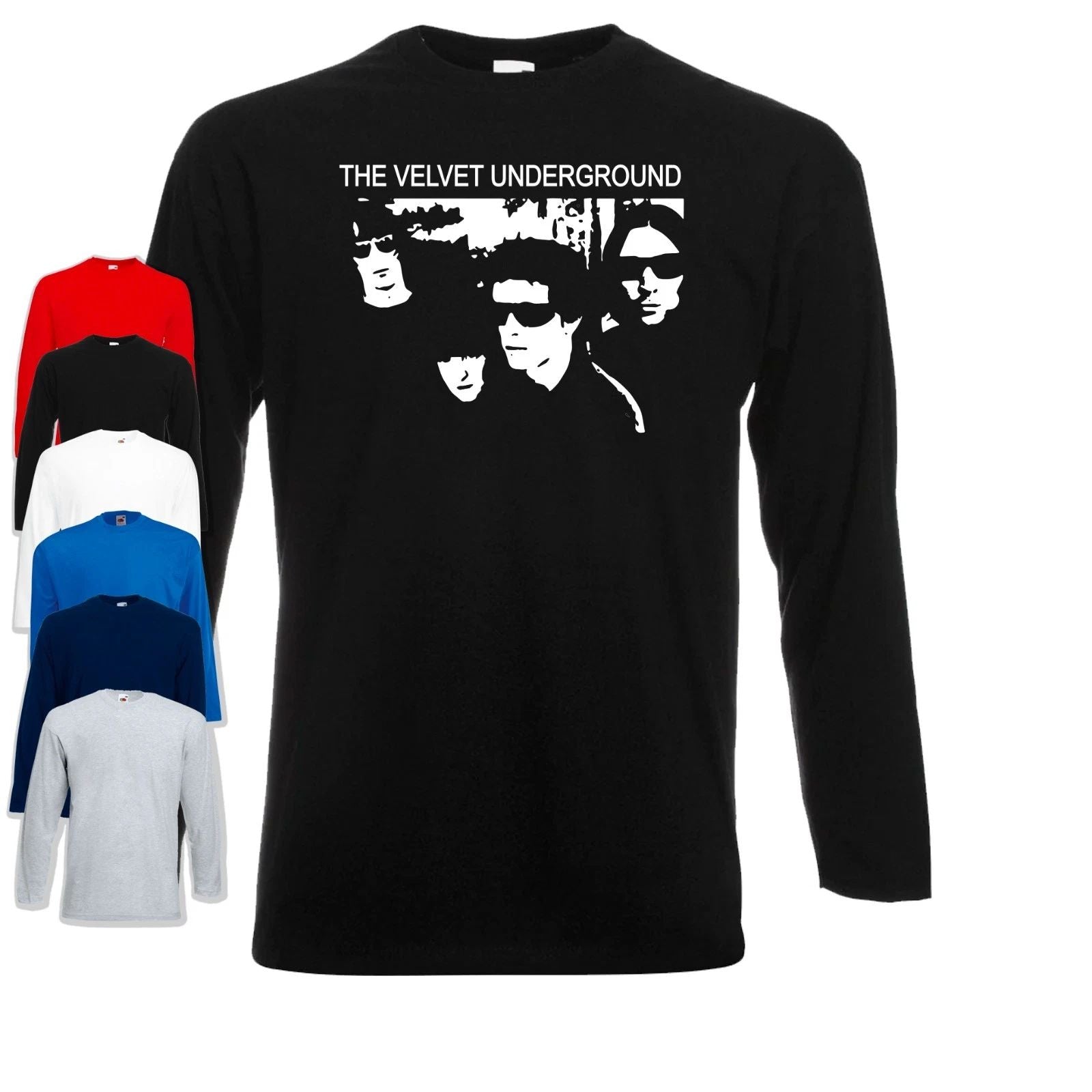 The Velvet Underground Long Sleeve T-Shirt | Lou Reed | John Cale Unisex T-shirt, Sweatshirt, Hoodie, Long Sleeve Tee - T-Shirt, Sweatshirt, Hoodie