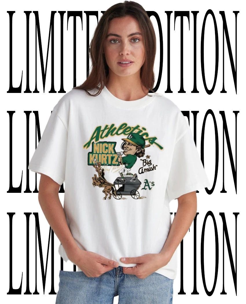 Oakland Athletics Nick Kurtz The Big Amish shirt Unisex T-shirt, Sweatshirt, Hoodie, Long Sleeve Tee - T-Shirt, Sweatshirt, Hoodie