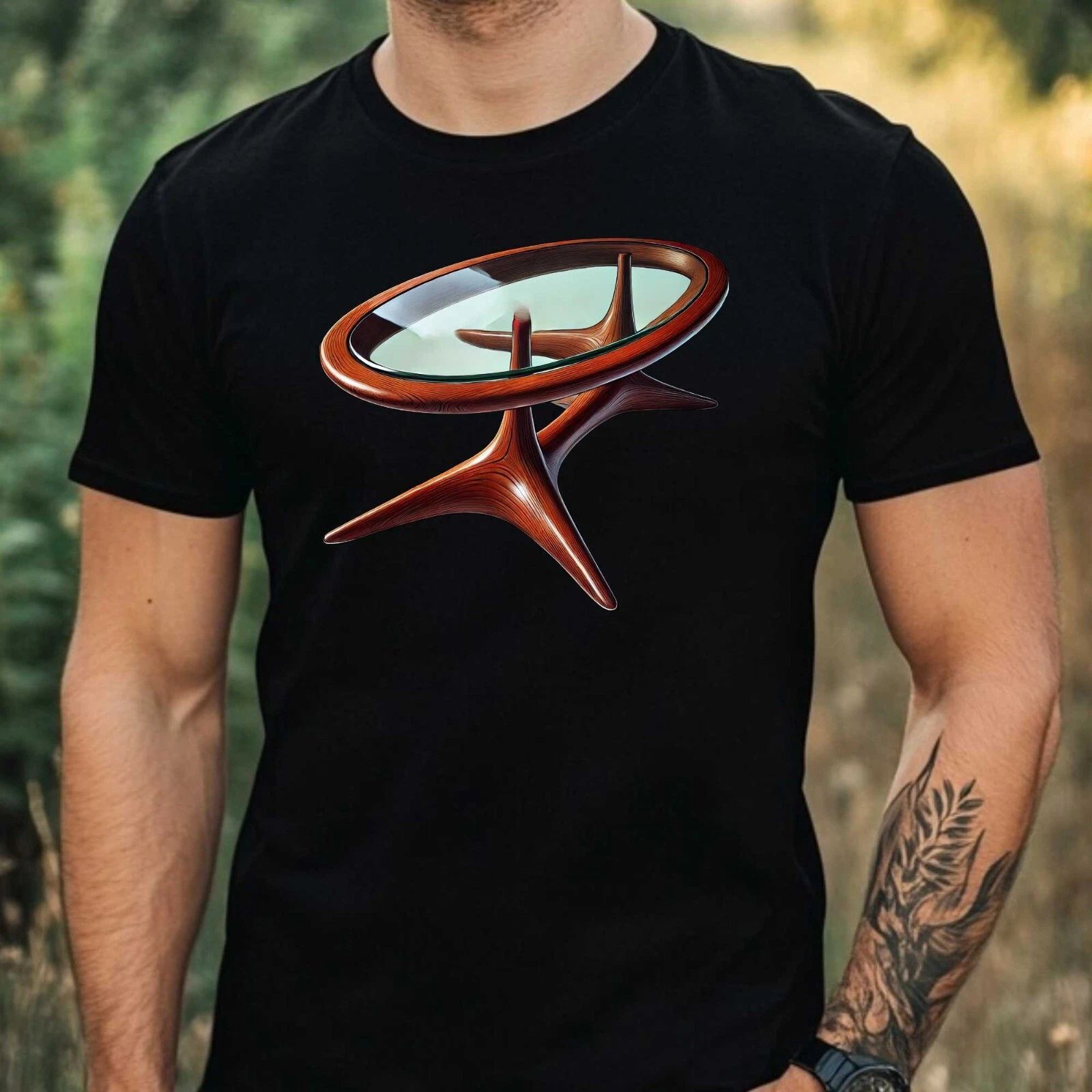 Mens Modern Interior Motif Cotton T-Shirt Size XS to 5XL Unisex T-shirt, Sweatshirt, Hoodie, Long Sleeve Tee - T-Shirt, Sweatshirt, Hoodie