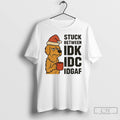 Classic Stuck Between Idk Idc And Idgaf Golden Dog Chrismas T Shirts Unisex T-shirt, Sweatshirt, Hoodie, Long Sleeve Tee - T-Shirt, Sweatshirt, Hoodie