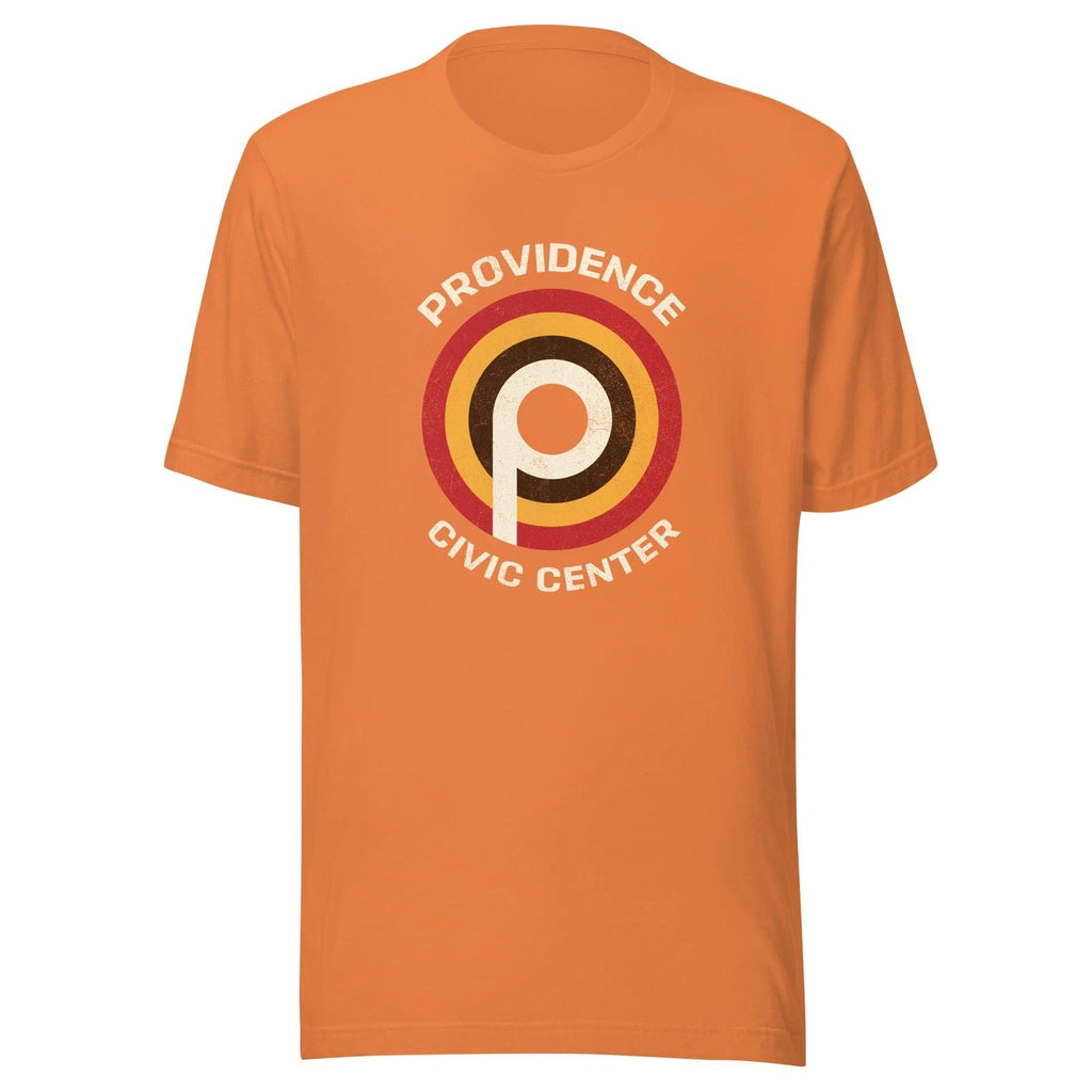 Providence Civic Center T-Shirt - Retro 1970s Rhode Island Tee Unisex T-shirt, Sweatshirt, Hoodie, Long Sleeve Tee - T-Shirt, Sweatshirt, Hoodie