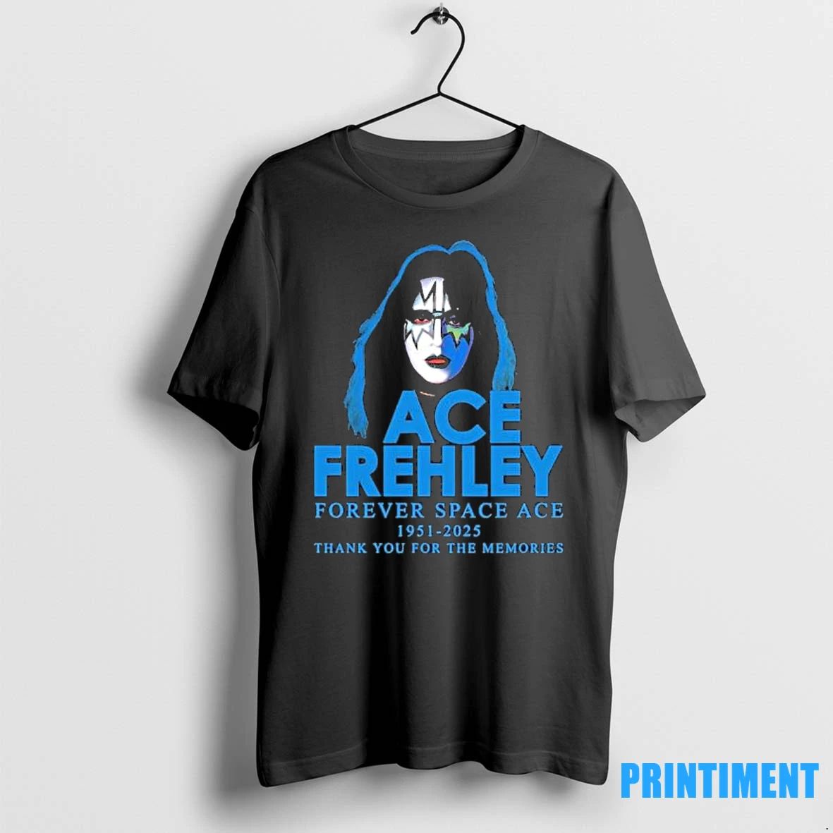 Ace Frehley Forever Space Ace 1951 2025 Thank You For The Memories Tshirts Sweater Unisex T-shirt, Sweatshirt, Hoodie, Long Sleeve Tee - T-Shirt, Sweatshirt, Hoodie