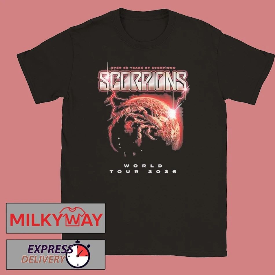 Scorpions Band Coming Home World Tour 2026 Shirt Unisex T-shirt, Sweatshirt, Hoodie, Long Sleeve Tee - T-Shirt, Sweatshirt, Hoodie