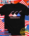 Hersheys American flag shirt Unisex T-shirt, Sweatshirt, Hoodie, Long Sleeve Tee - T-Shirt, Sweatshirt, Hoodie